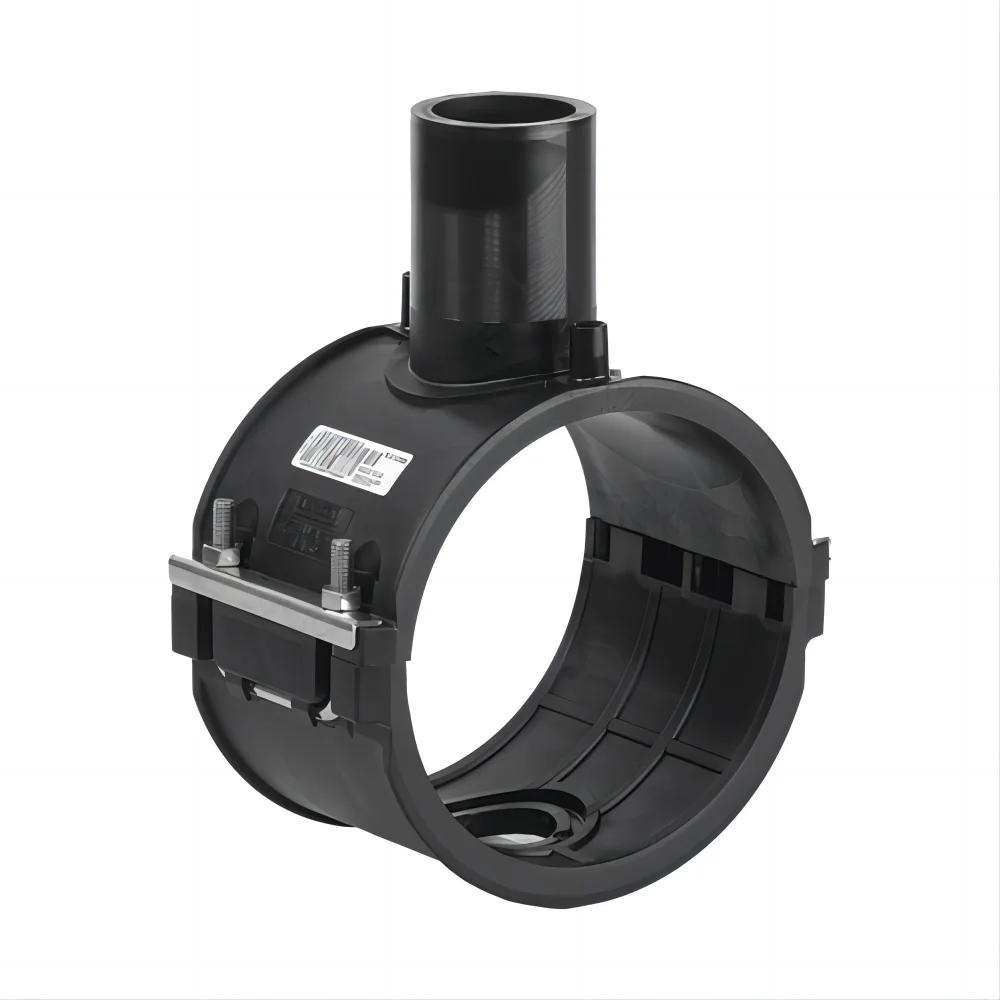 Puhui Hot Sale HDPE Electrofusion Saddle Clamp Pn16 25mm-110mm Hdpe Clamp Saddle For Water Supply And Irrigation