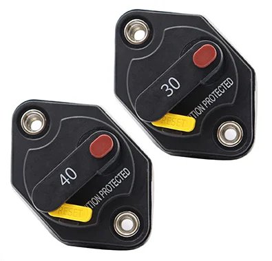 40A car audio circuit breaker reset fuse RV manual reset DC 48V high-quality circuit breaker