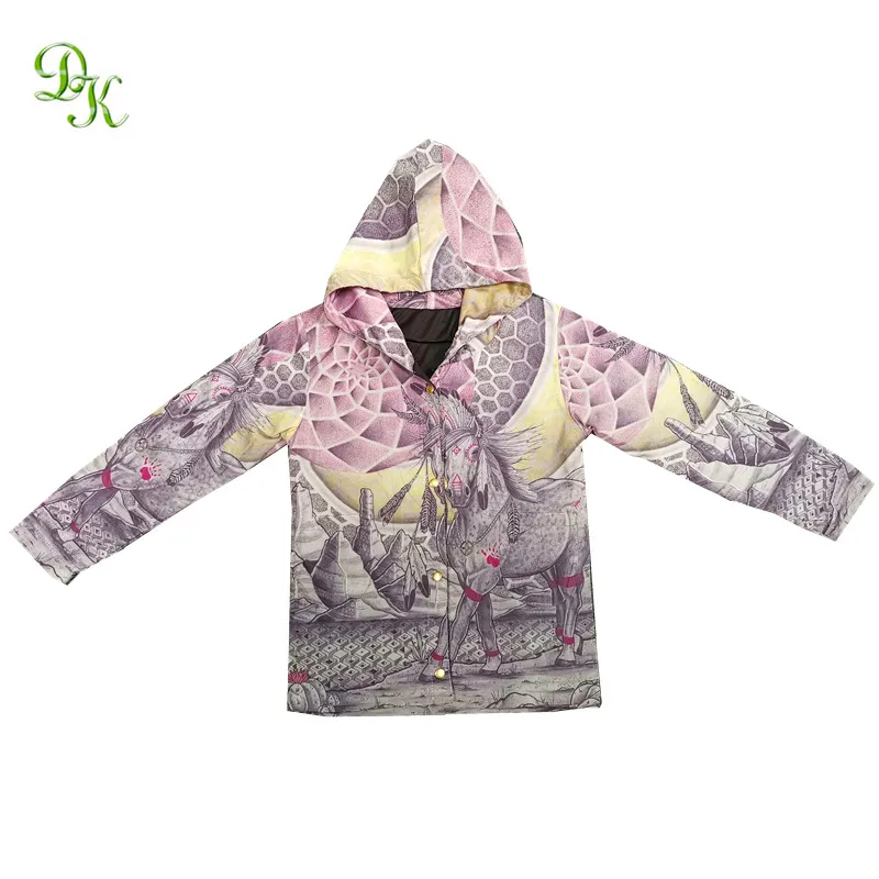 Full sublimated custom print hoodie multi color
