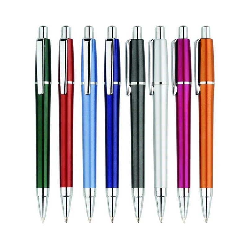 Promotional Frosty School Ball Pen, Plastic Ballpoint Pen for Office