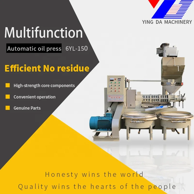 Copra Avocado Oil Press Machine Automatic Mustard Oil Machine Soyabean Extruder Oil Extruder Machine