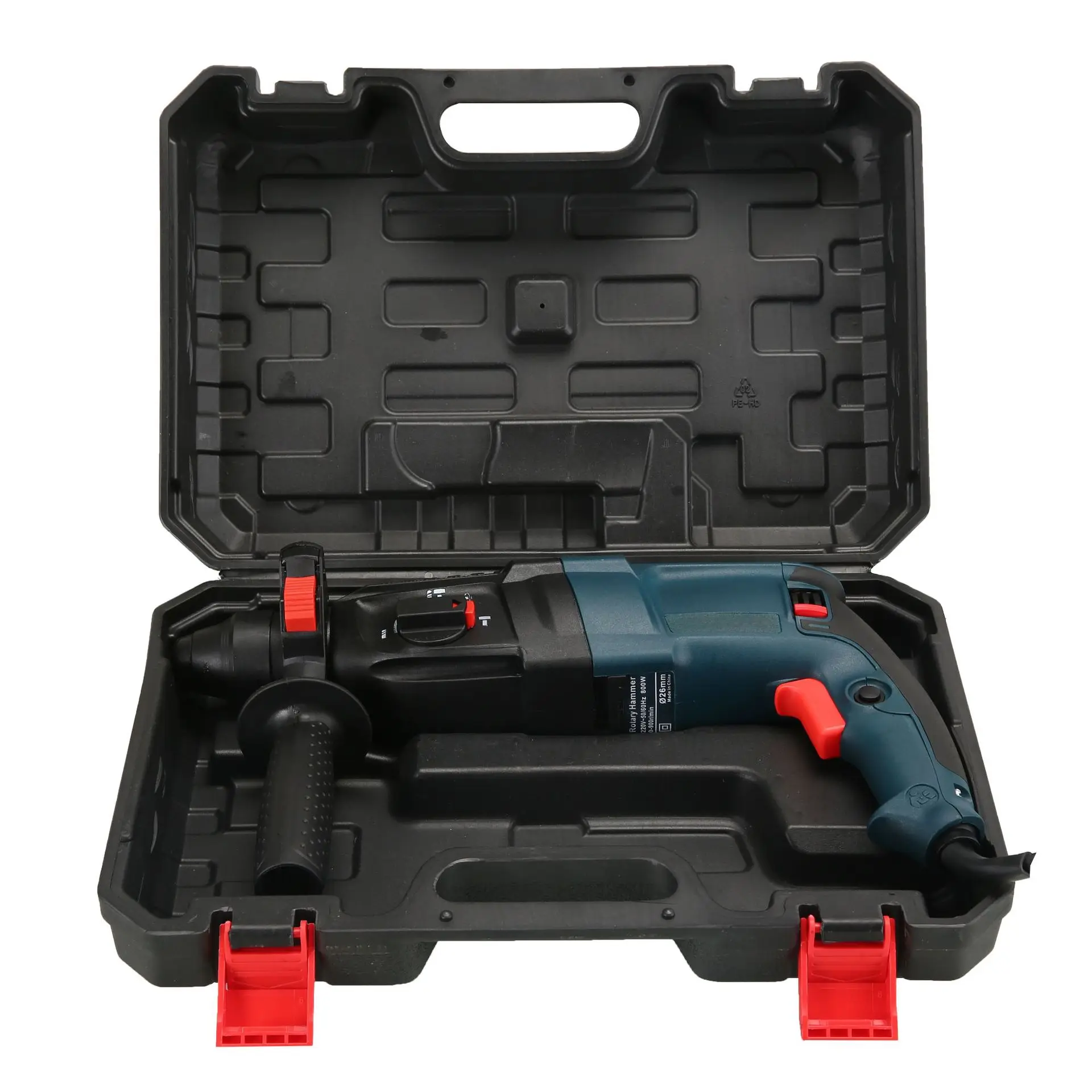800W 3 Function Jack Hammer Drill 26mm Variable Speed Rotary Hammer Drill Machine For Concrete Steel Wood Drilling