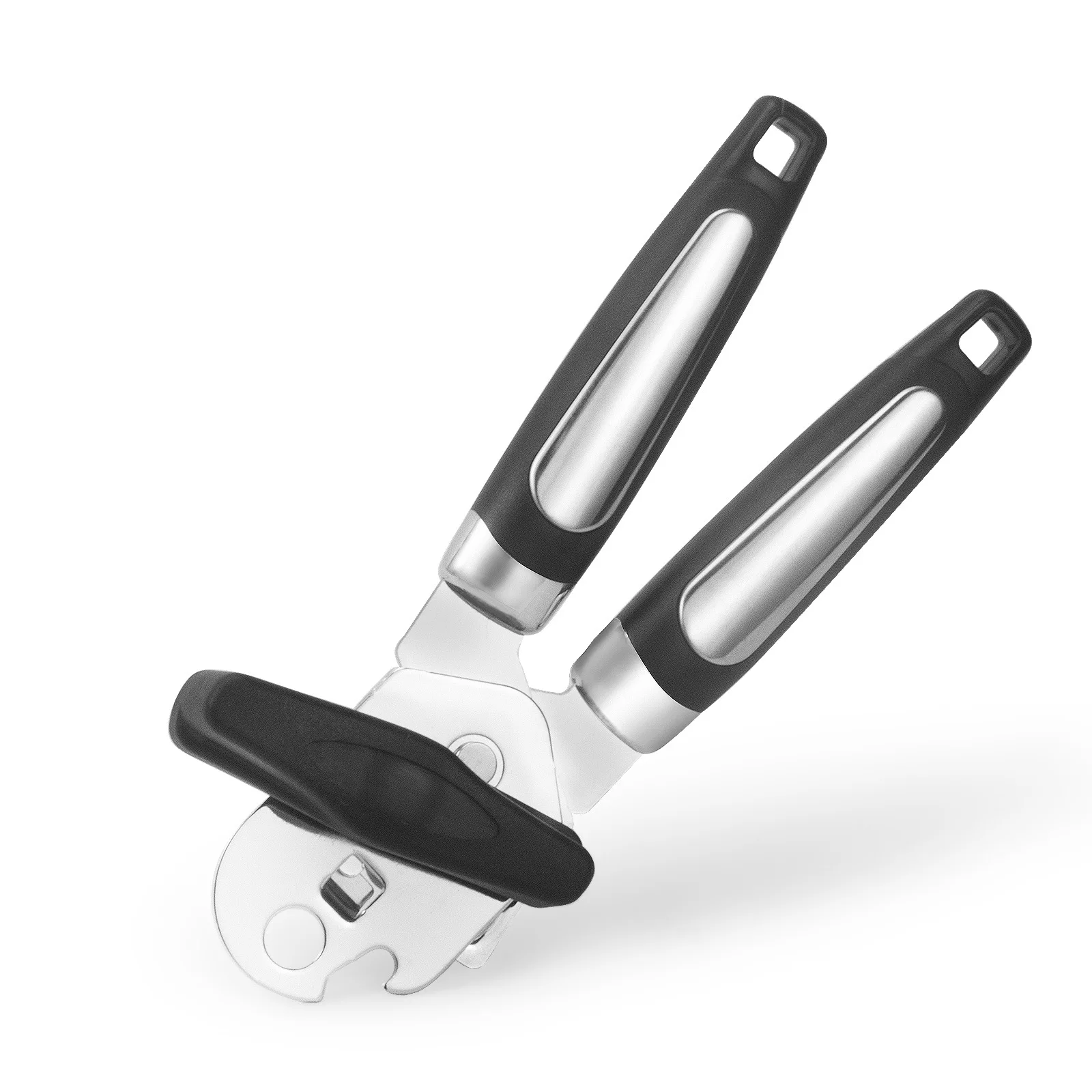 Popular Products Stainless Steel Handled Bottle Opener Can Opener Anti-slip Hand Grip Manual Tin-opener For Home Kitchen Tool