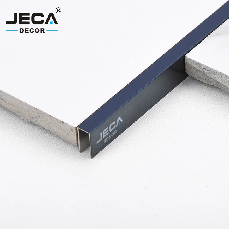 Производитель Фошань, плитка JECA из нержавеющей стали, отделка розового золота, U-образный профиль, Лидер продаж, аксессуары для плитки класса 304/316, бесплатный образец