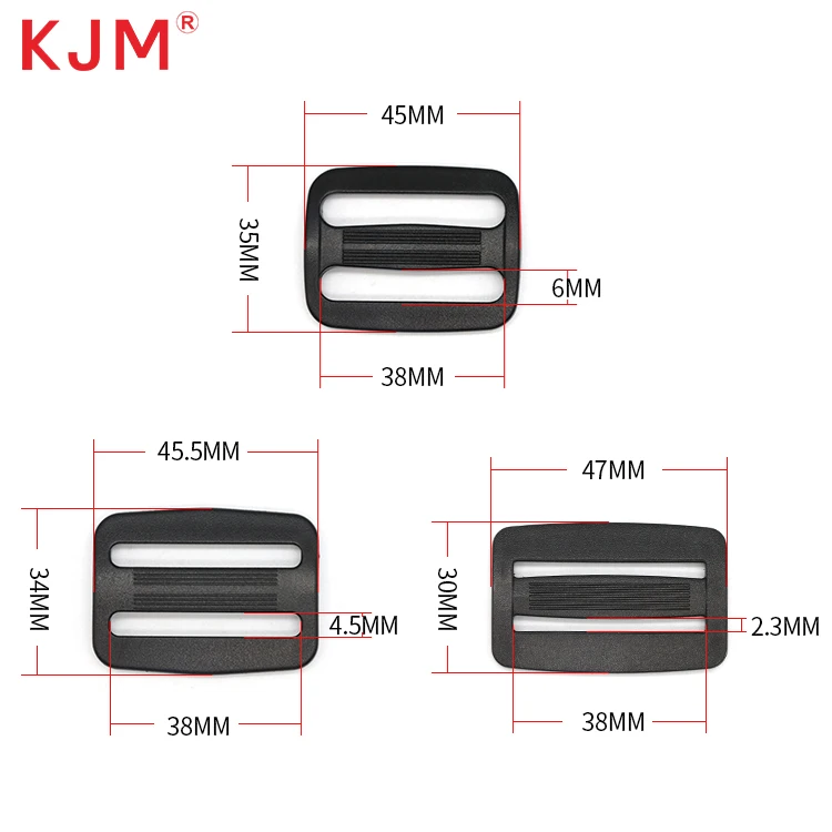 Buckle manufacturer plastic backpack d ring adjustable webbing tri glide slider buckles