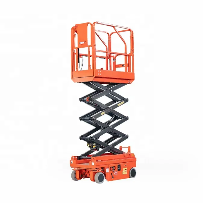 factory direct sale safe and stable weight capacity 500kg 10m 12m scissor lift platform