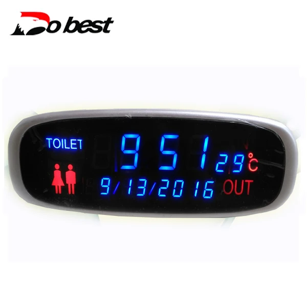 Аксессуары для салона автобуса, светодиодные цифровые электронные термометры