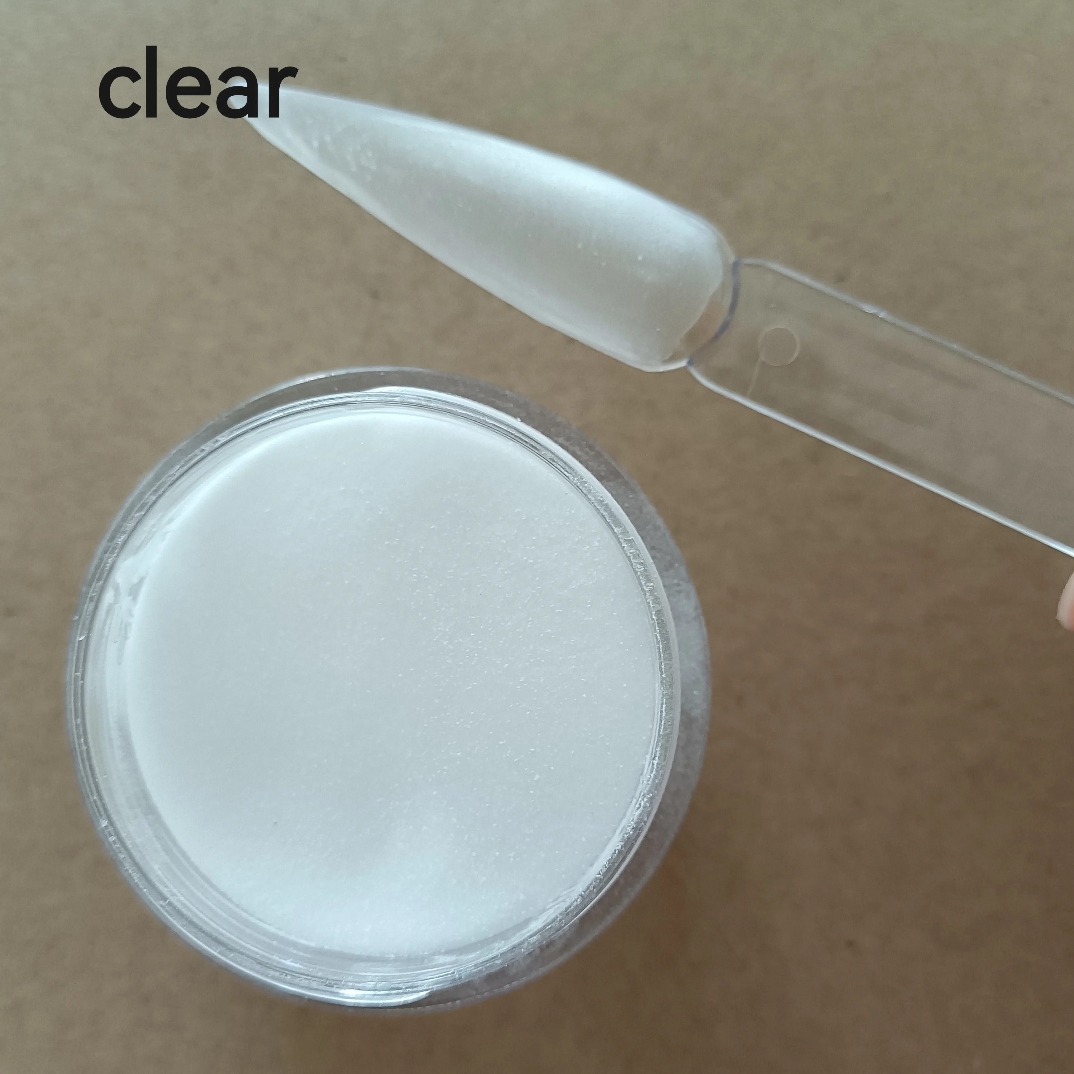Nail Supplier Polymer Buttery 1Kg 5kag Bag Packing Clear Acrylic Powder Clear Dip Powder