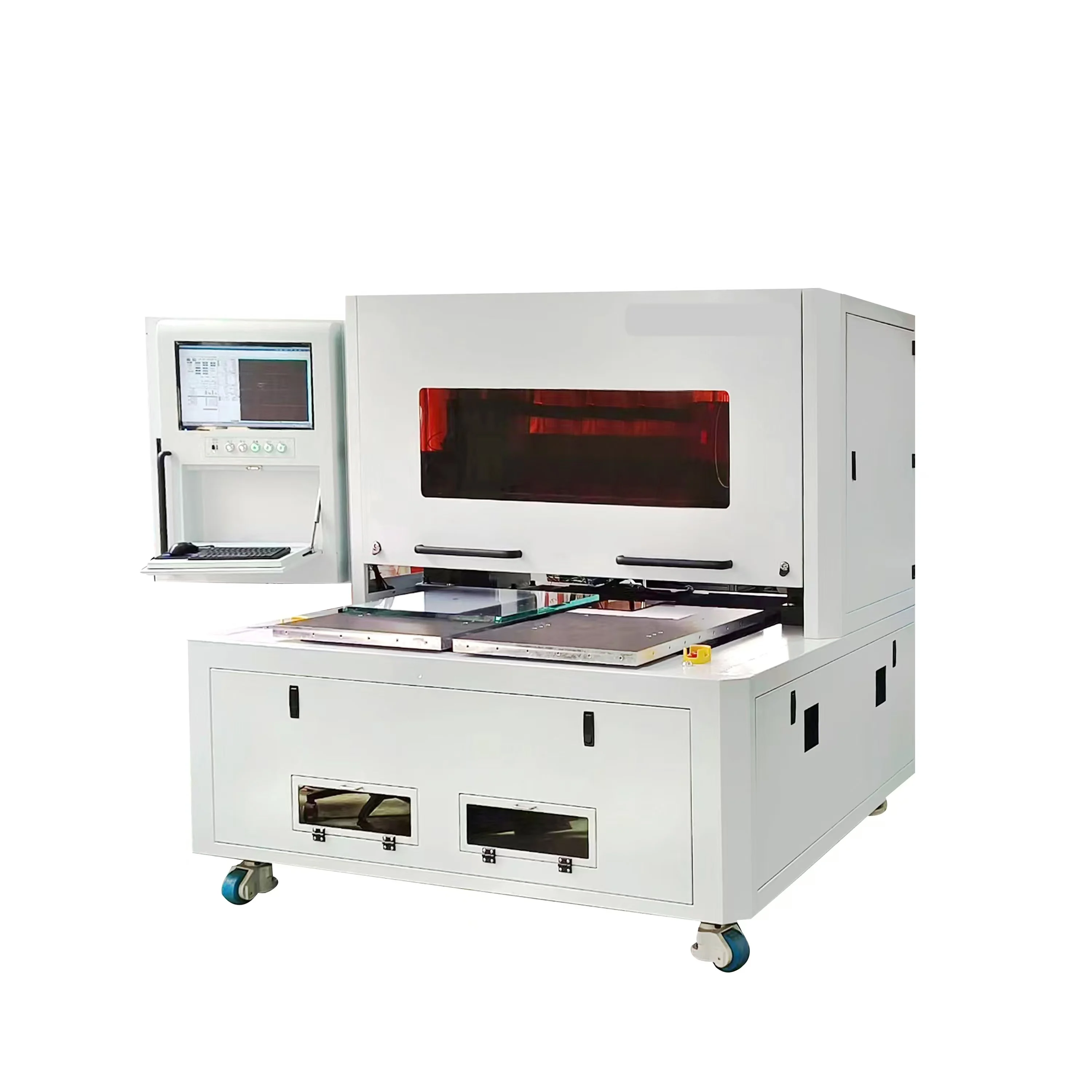 HANRAY 80W Picosecond Infrared Laser Glass Cutting Hole Drilling Machine