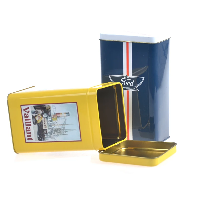 Packaging solution coffee tin can packing box rectangular coffee bean metal tins