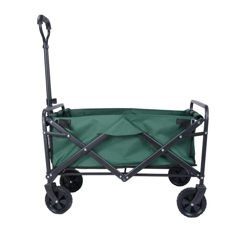New Design Collapsible Outdoor Beach Camping folding Wagon Portable Garden Cart garden wagon stroller with narrow wheel