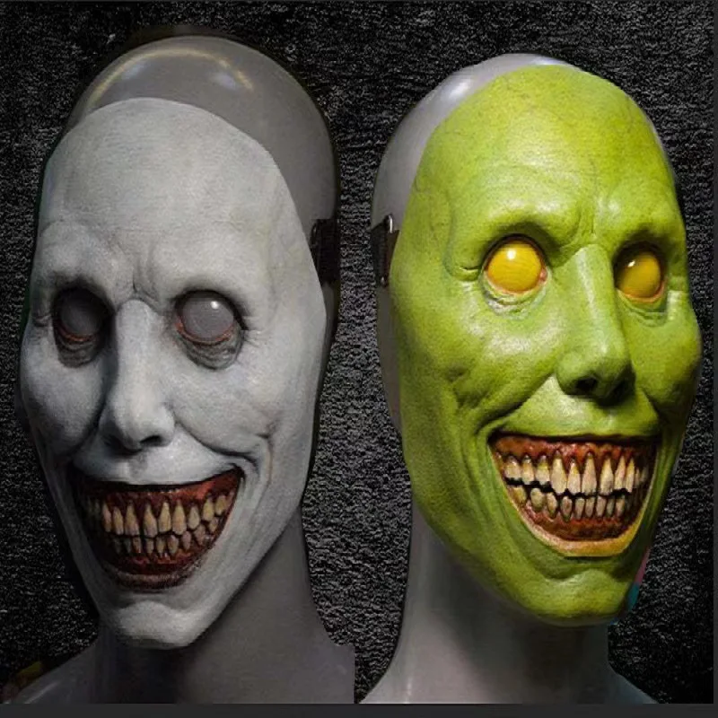Smiling Demons Horror Face Masks The Evil Cosplay Props Party Masquerade Clothing Access Creepy Halloween Mask