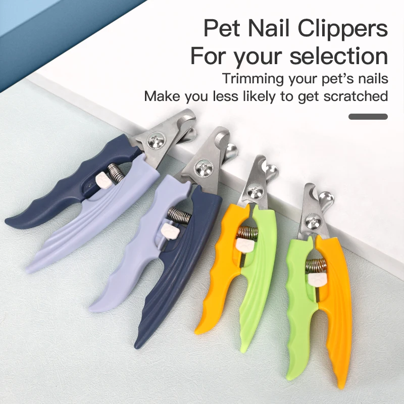 Factory Wholesale Custom Logo Dog Nail Scissors Cat Nail Cutter Pet Nail Clippers Pet Grooming Tools
