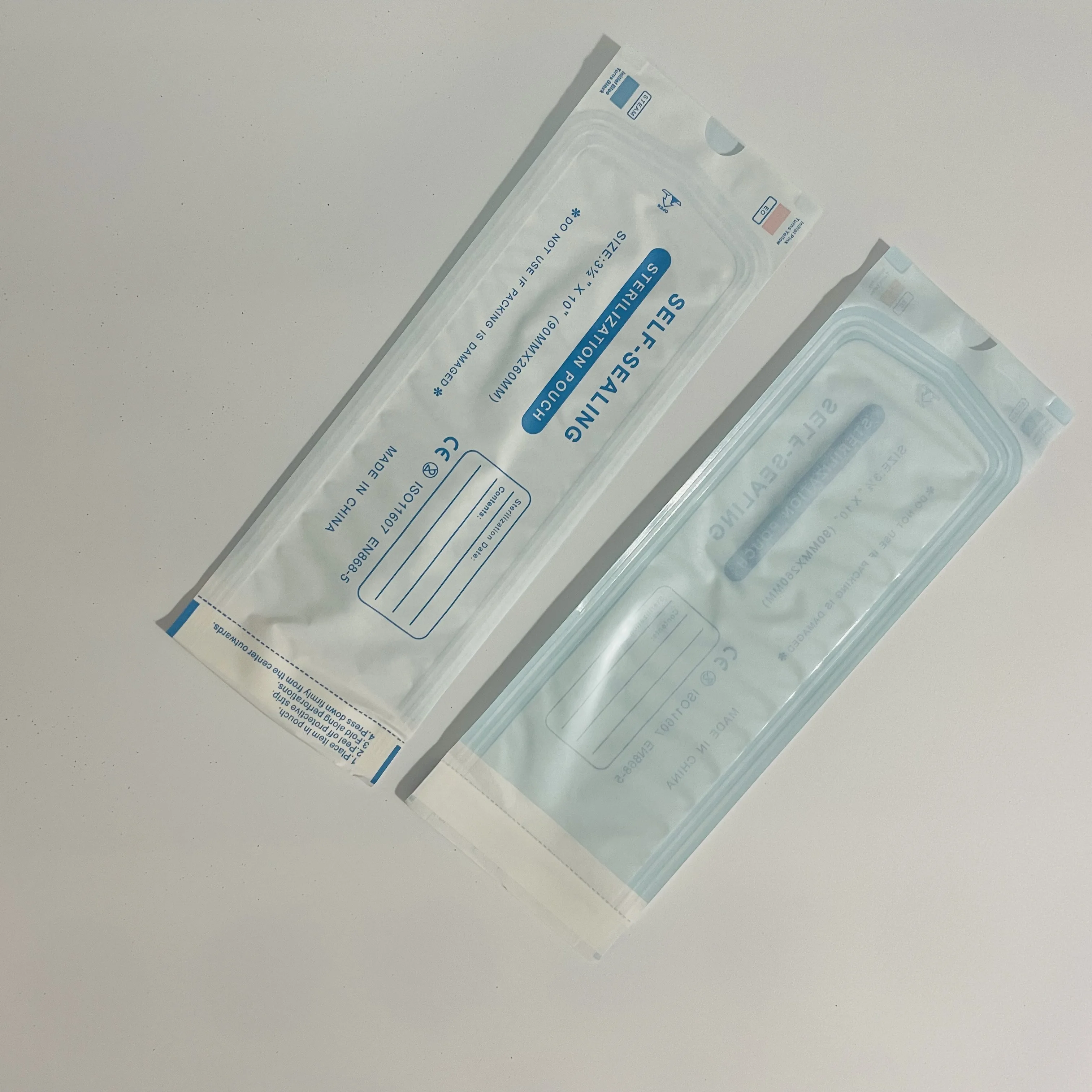 Wholesale self seal sterilization pouch dental  sterilizer bags pouch for dentist tools nail salon