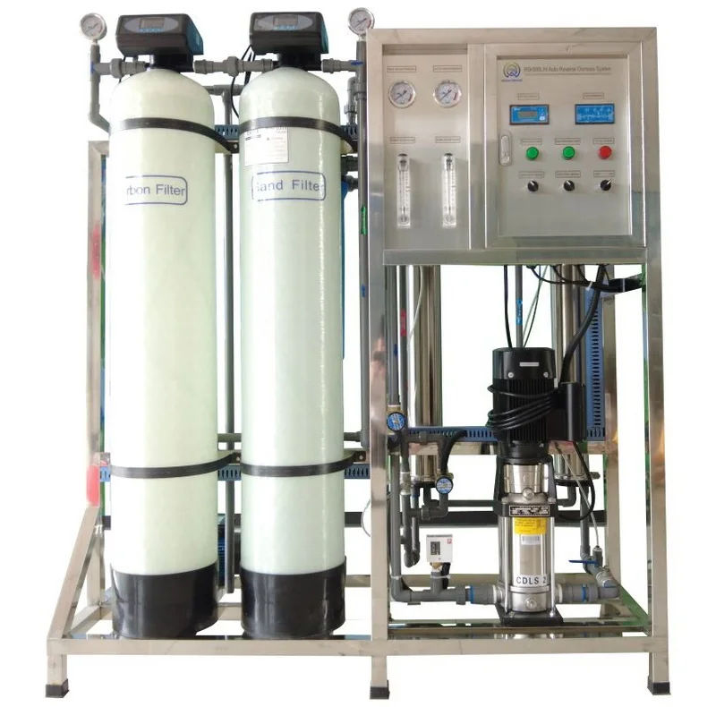 500L PLC smart pure copper water bottle verified drinking water treatment machine domestic water purifier manufacturers in China