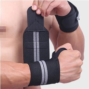 Fitness Safety Nylon Elastic Gym Sports Wrist Support Powerlifting Weightlifting Wrist Wraps