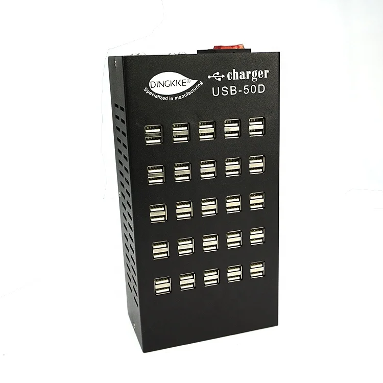 Новый продукт зарядное устройство с 50 Usb-портами 5 В 60 А быстрое для мобильных телефонов Android