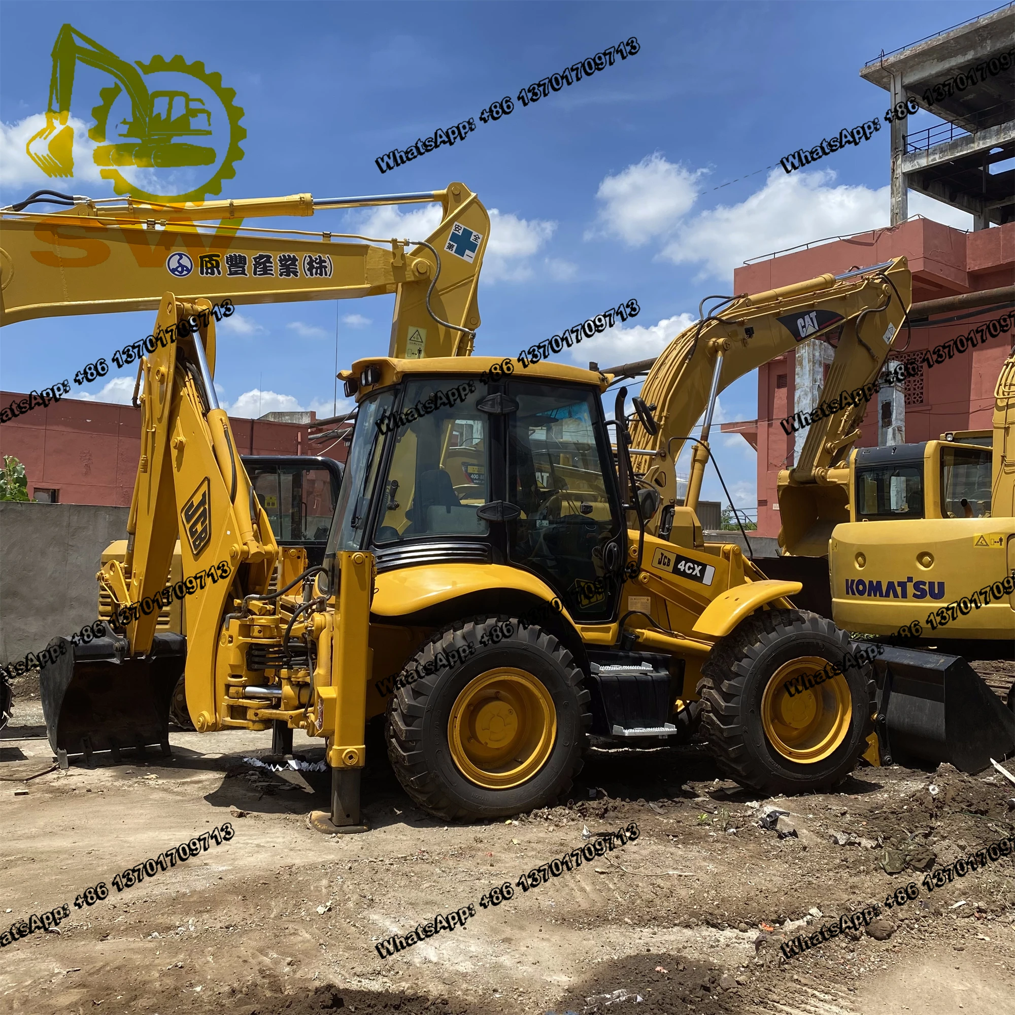 Оригинальный экскаватор-погрузчик UK JCB 4CX б/у экскаваторы-погрузчики на продажу погрузчики 3cx 4cx в