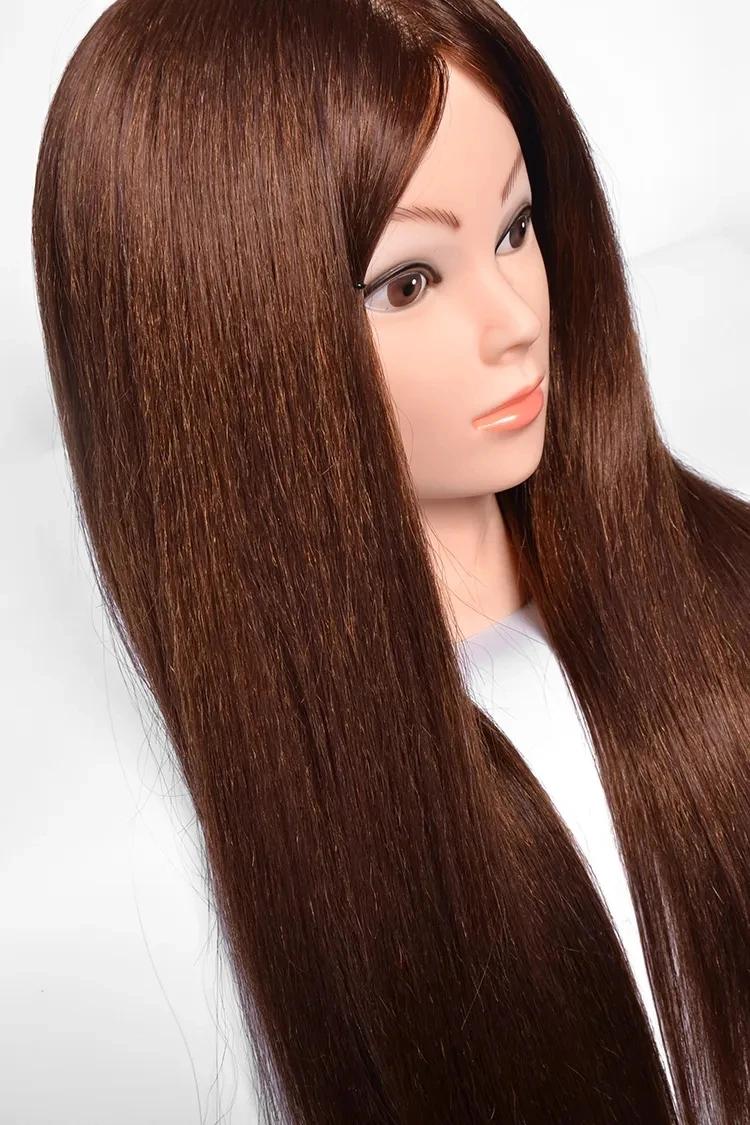 Quality Reusable Mannequin Head Human Hair Training Doll Head for Hairdresser