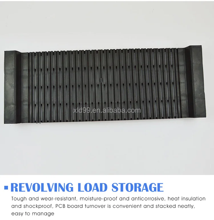 2021 new l style box smt reel storage pack 480*140*35mm circulation rack hard antistatic h type pcb tray esd