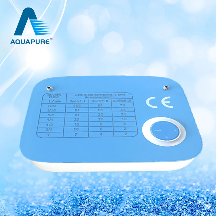 Новейшая Ультра чистая технология кварцевый электрод с двойными стенками медицинская терапия портативный медицинский генератор озона
