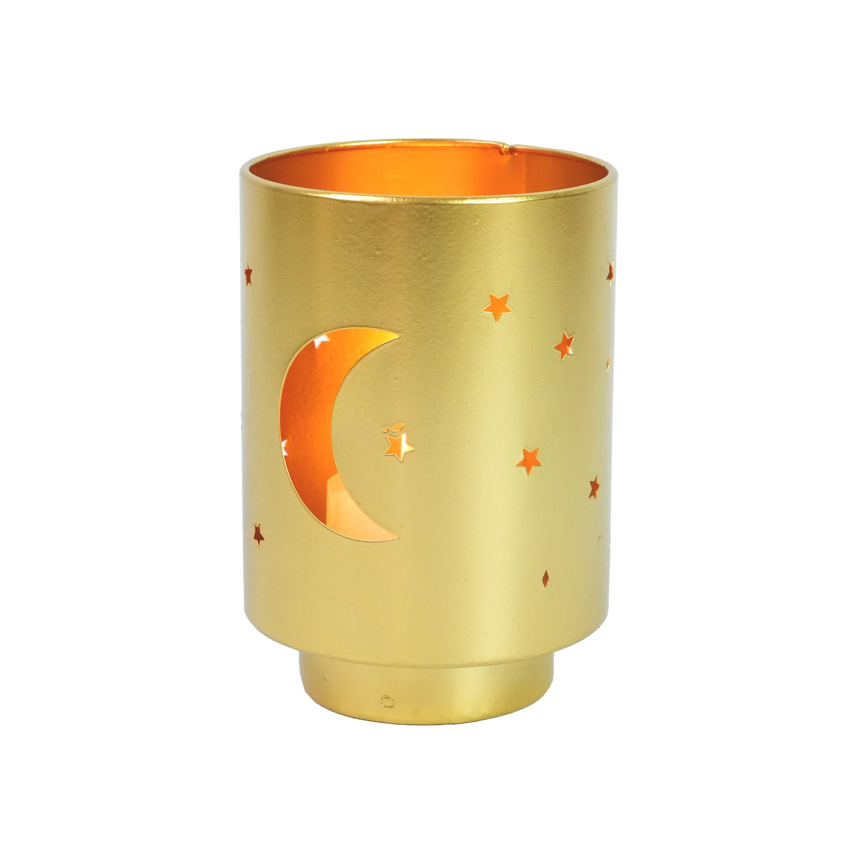 Foryoudecor candle holder  laser cutting muslim Islam ramadan moon metal candle holder