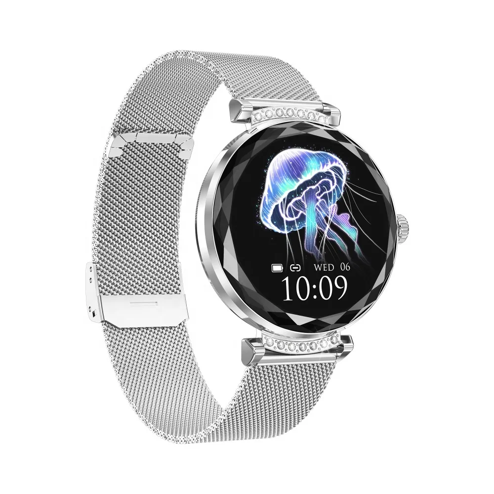 Small AMOLED Display Women Relojes Smart Watch NX7 PRO with BT Calling Round Screen Heart Rate Monitor Sport Ladies Smartwatch