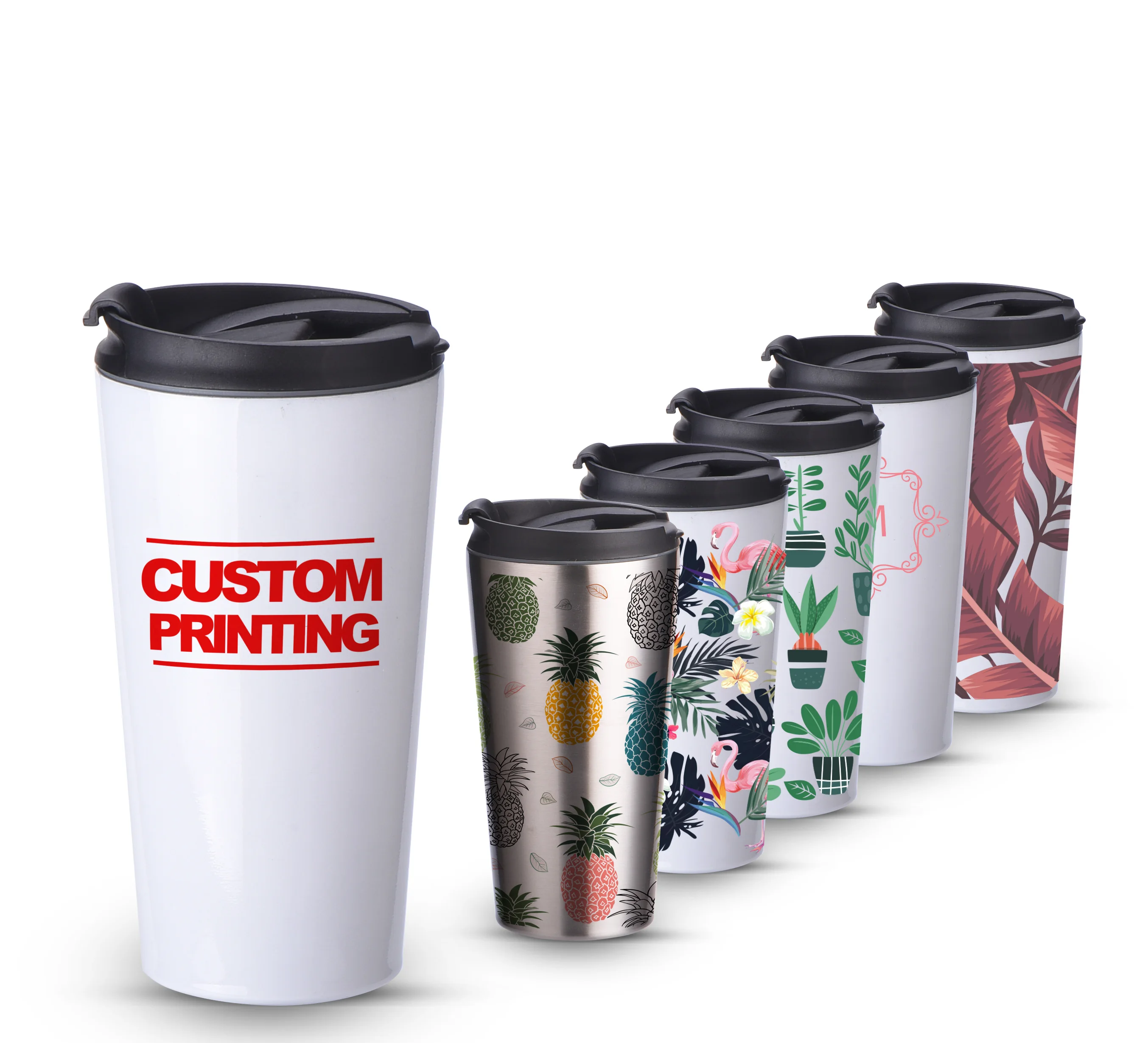 
WB White Blank Sublimation Mug Stainless Steel Heat Transfer Dye Sublimation Blank Travel Coffee Mug for Sublimation 