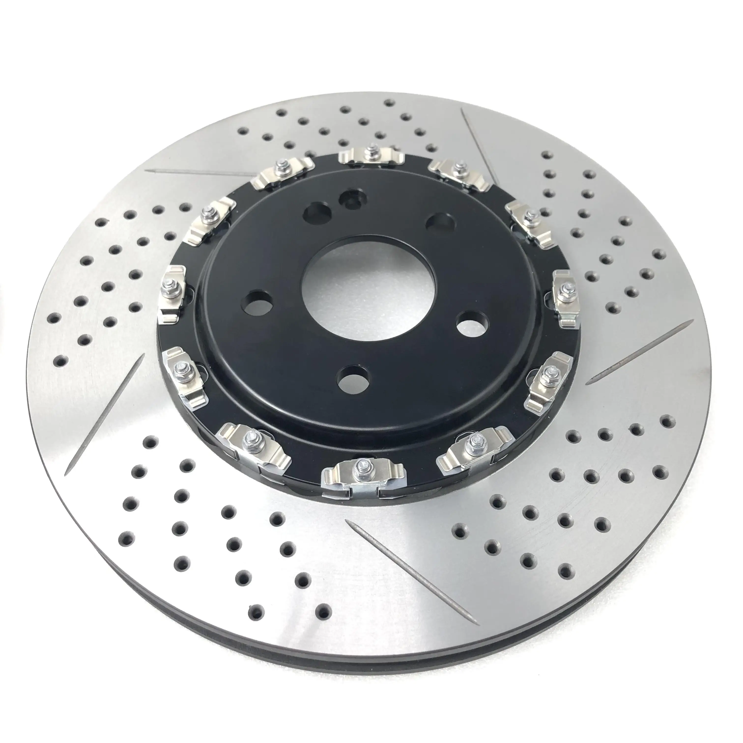 High-Performance Custom Stainless Front Rear Drilled and Slotted Brake Disc Rotor for Toyota f30 e36 e46 Mazda Audi A4 B9 New
