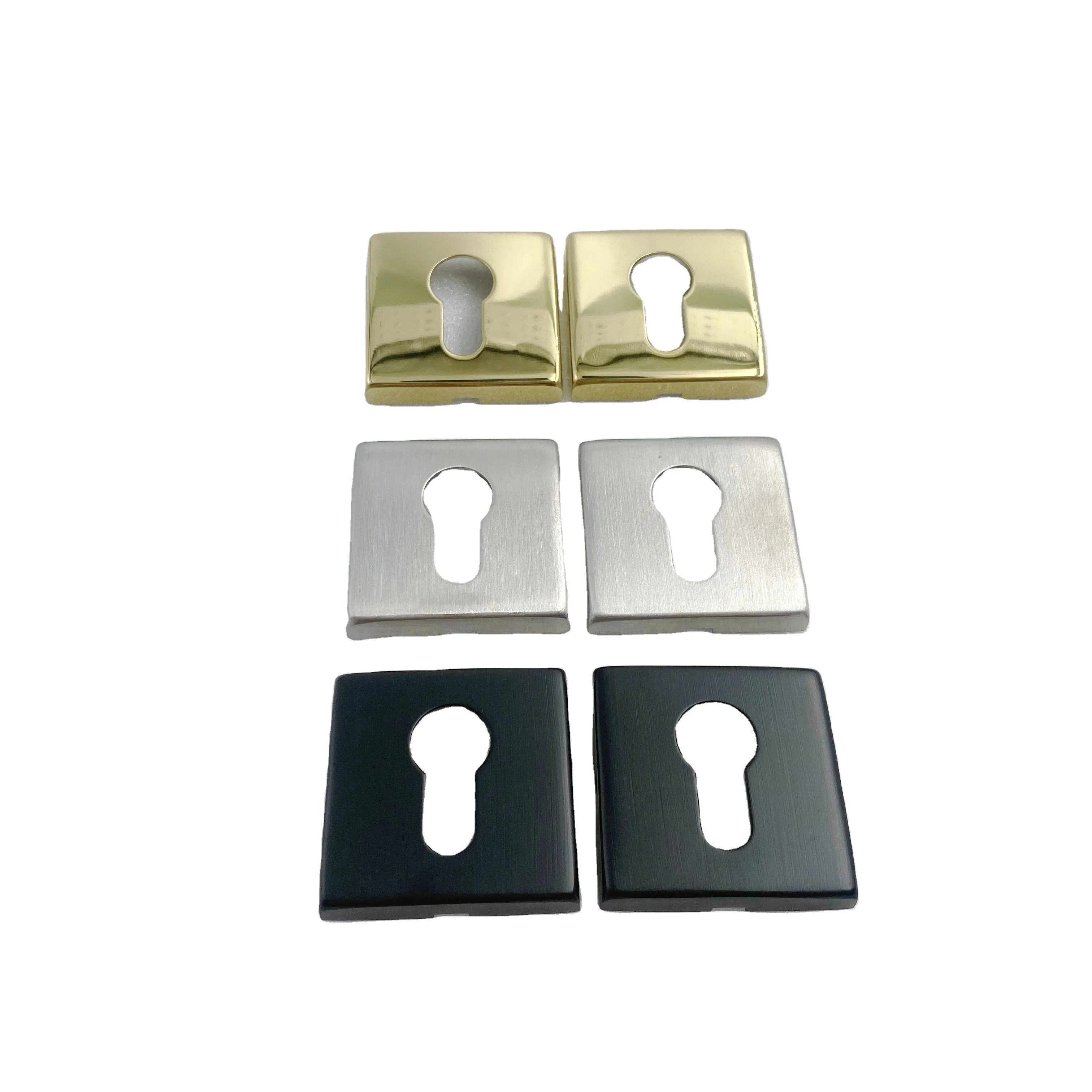 Горячая распродажа нержавеющая сталь современный стиль квадратная дверная накладка цилиндрическая крышка