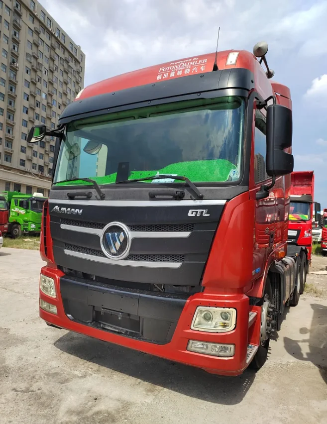 Used  2023 Hot sales foton Auman GTL tractor head truck Left Hand Drive 360 Hp Prime Mover Truck Head 4X2 Tractor Truck