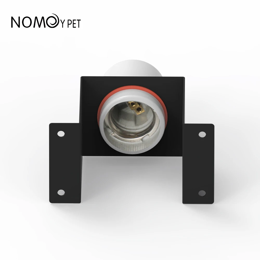NOMOY PET reptile light fixture concave convex lamp holder ceramic lamp base and bracket