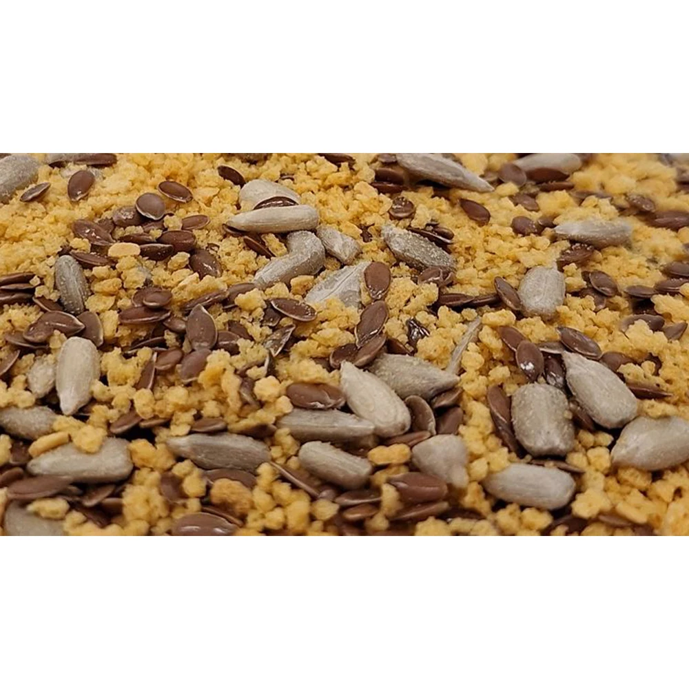 Seed Breading supplier Plastic Bucket 2 Kg High Quality bread crumbs with Seeds Flax and Sunflower Seeds