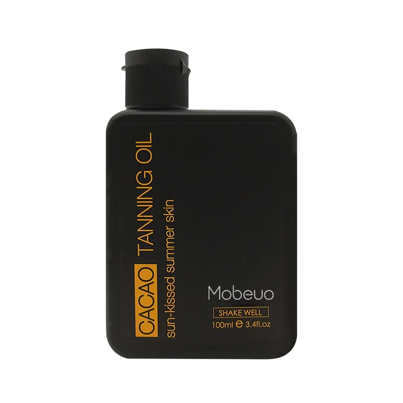 Mobeuo OEM/ODM private label skin care Tan Lotion Dark tan cocoa tan oil  with lowest price