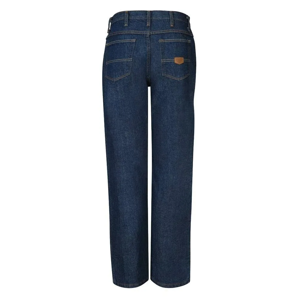 Customized Elastic Blank Jeans Leather Chapter Pants pantalon de hombre jeans