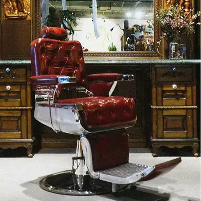 Waybom Salon Hair Equipment Barbershop Furniture Hair Salon Chairs Cheap black Men Barber Chair For Hairdressing