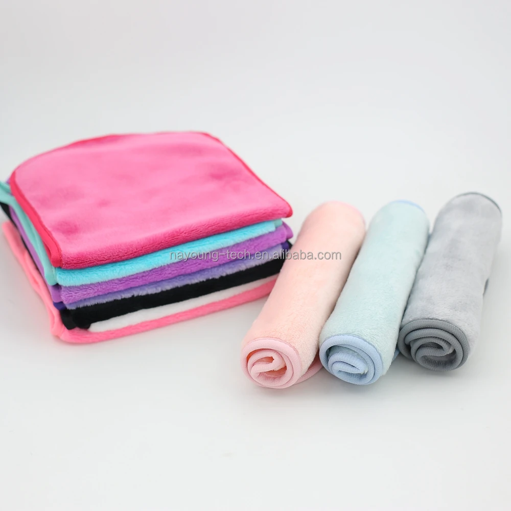 Reusable Square Shape Microfiber Makeup Removal Towel Magical Microfiber Makeup Remover Like Eraser With Customized Logo