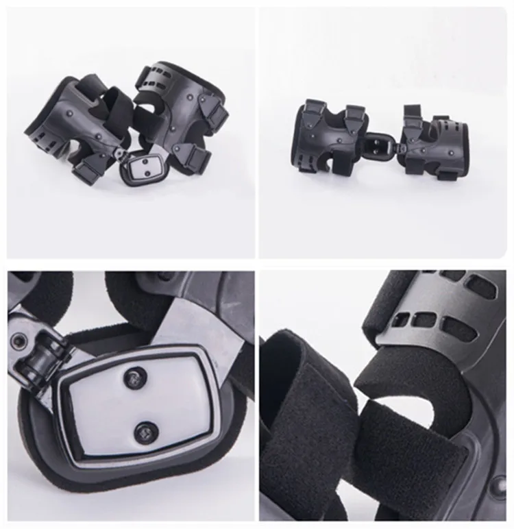 Medical Adjustable Orthopedic Brace Aluminum Post-op Leg Brace OA Hinged Knee Support