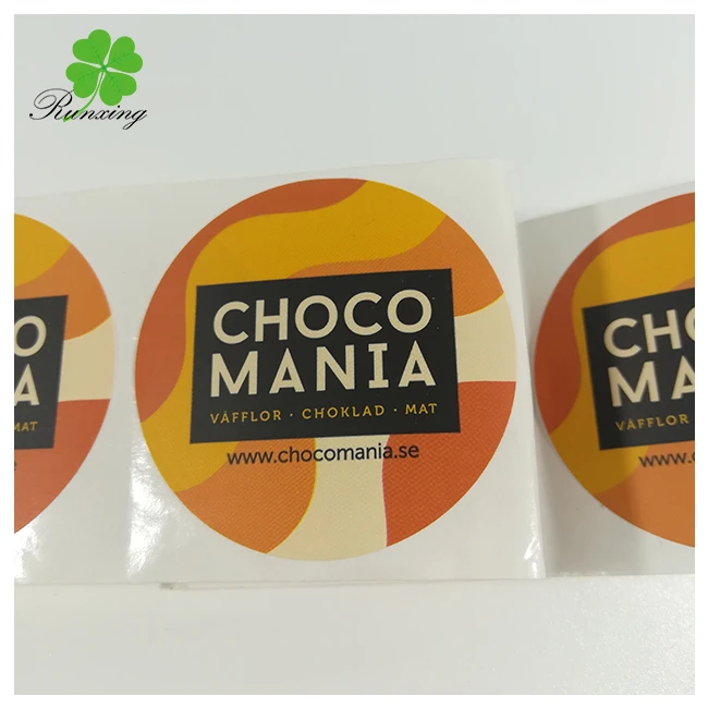 Best Quality Colour Sticker Labels Takeaway Restaurant Sticker Label Custom Logo Stickers