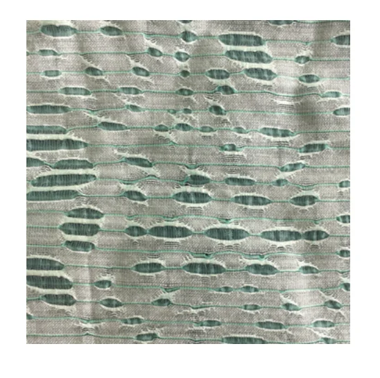 
Wholesale Custom Clipped Nylon Rayon Piece Dyed Garment Cloth Dress Woven Jacquard Fabric 