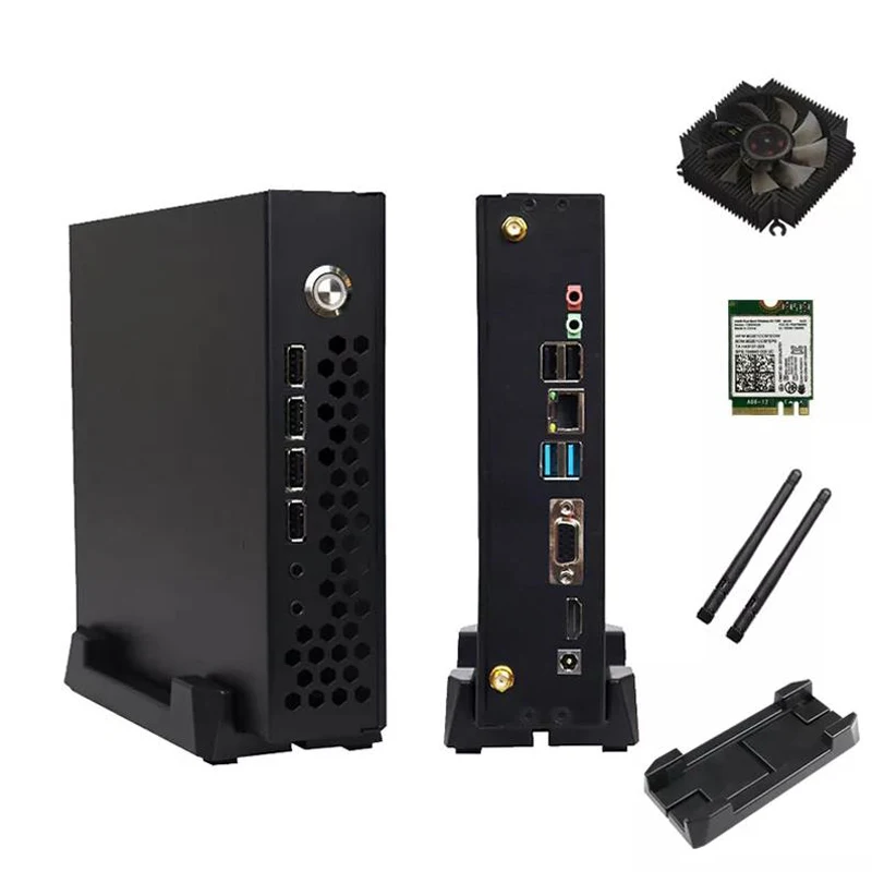 ELSA Desktop Mini Business PC Quad-Core core i5-4590 up to 3.3G,8G DDR3,256G M.2 SSD WIFI Win10