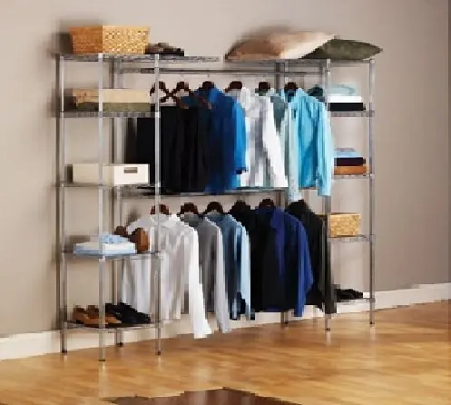 Simple and convenient clothes storage rack for Household