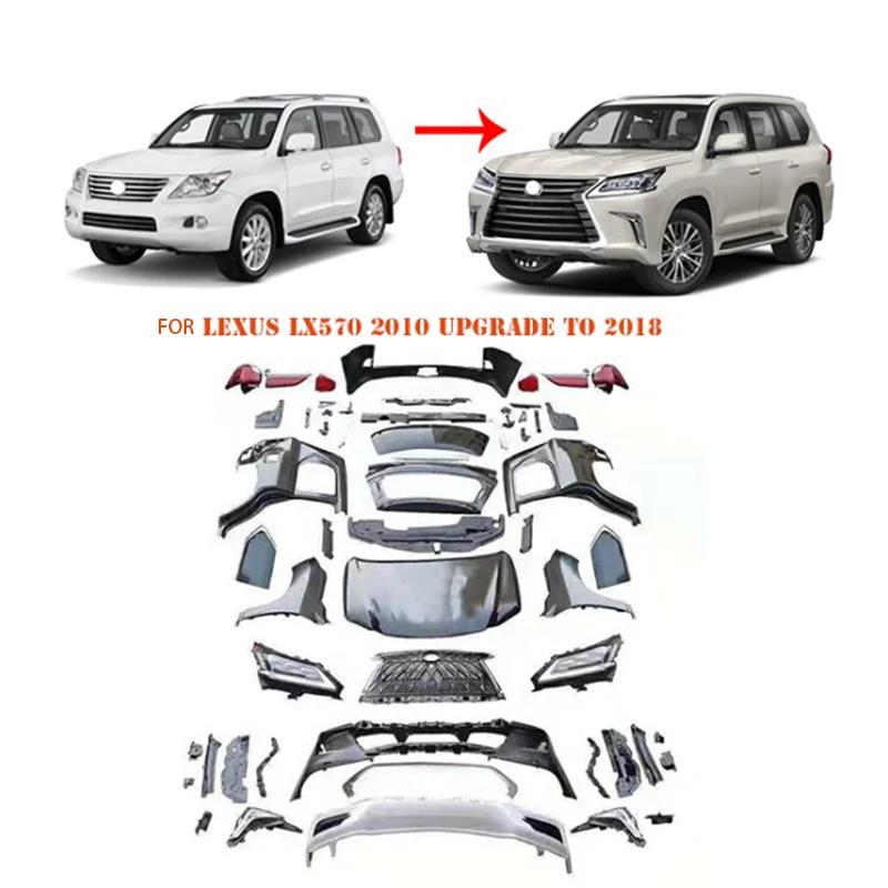 Upgrade Facelift Body Kits For Lexus LX570 2008-2017 to 2018