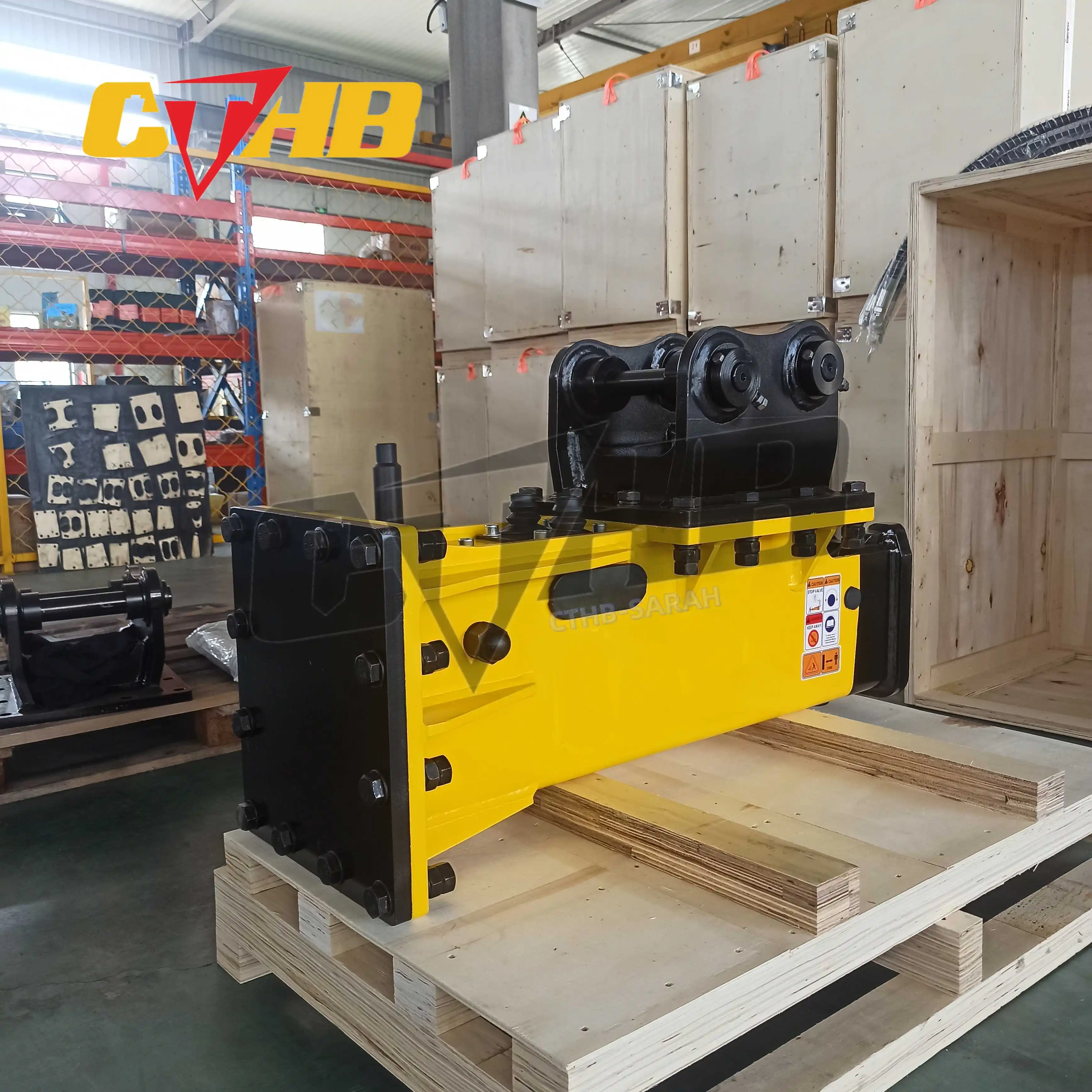 Hydraulic Rock Hammer CTHB Mini Excavator Post Driver Fencing Hammer for Komatsu