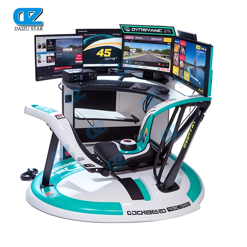 New model 6DOF 3 screen racing indoor car driving simulator speed racing vr racing for arcade game center