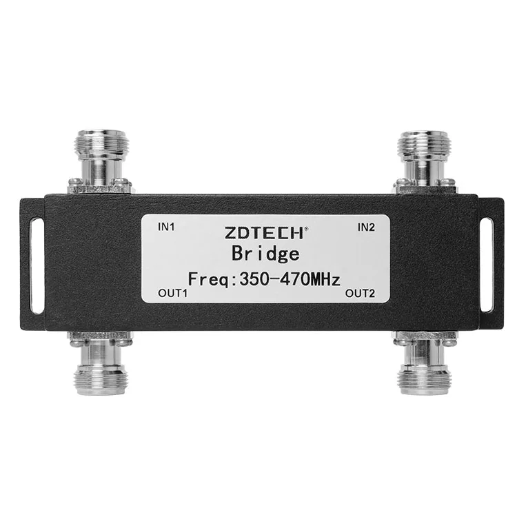 UHF N/4.3-10 Female 350-470MHZ 3dB 10dB RF 2x2 Hybrid Coupler