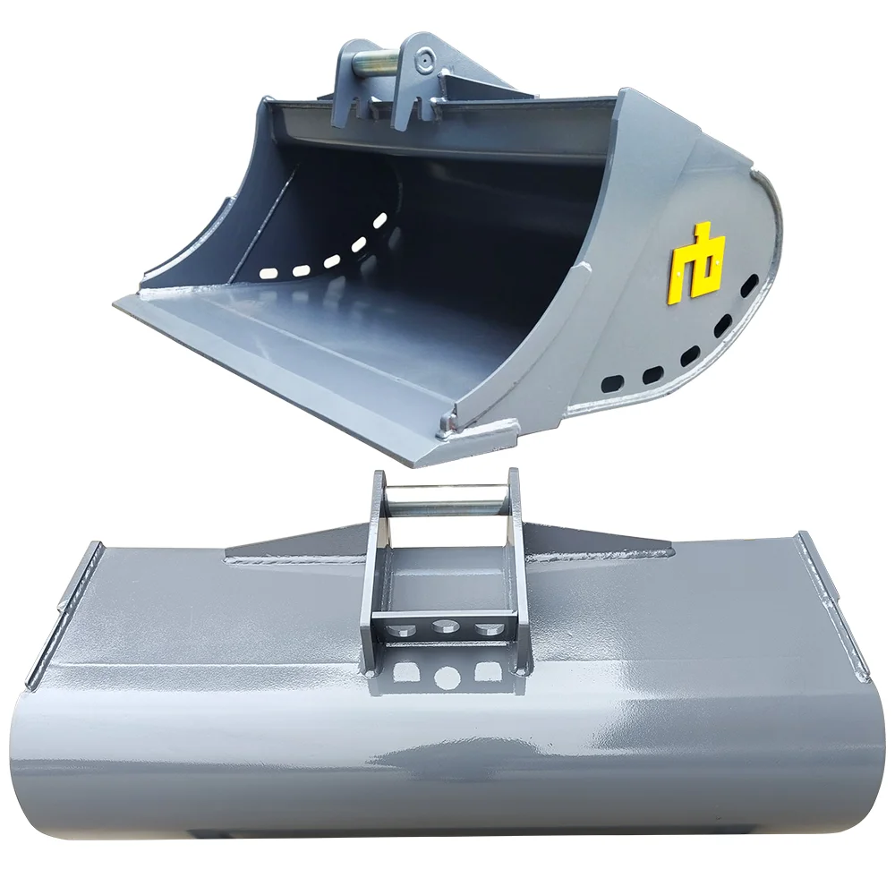 German MS03 Factory Direct Sales General Excavator Grading Mud Cleaning Bucket Hdr Heavy Duty Digger Buckets For Volvo