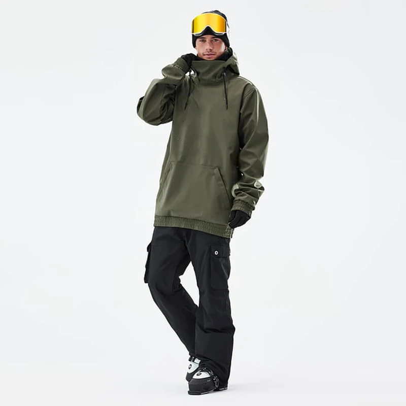 Winter Outdoor Waterproof Ski Snow Suit Oversized Men Soft Shell Hoodie Custom Snowboard Jacket