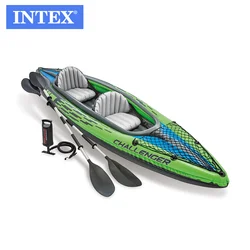 INTEX 68306 CHALLENGER K2 KAYAK Inflatable Rowing Boat set For Sport Gaming Outdoor inflatable boat on water sport Boat