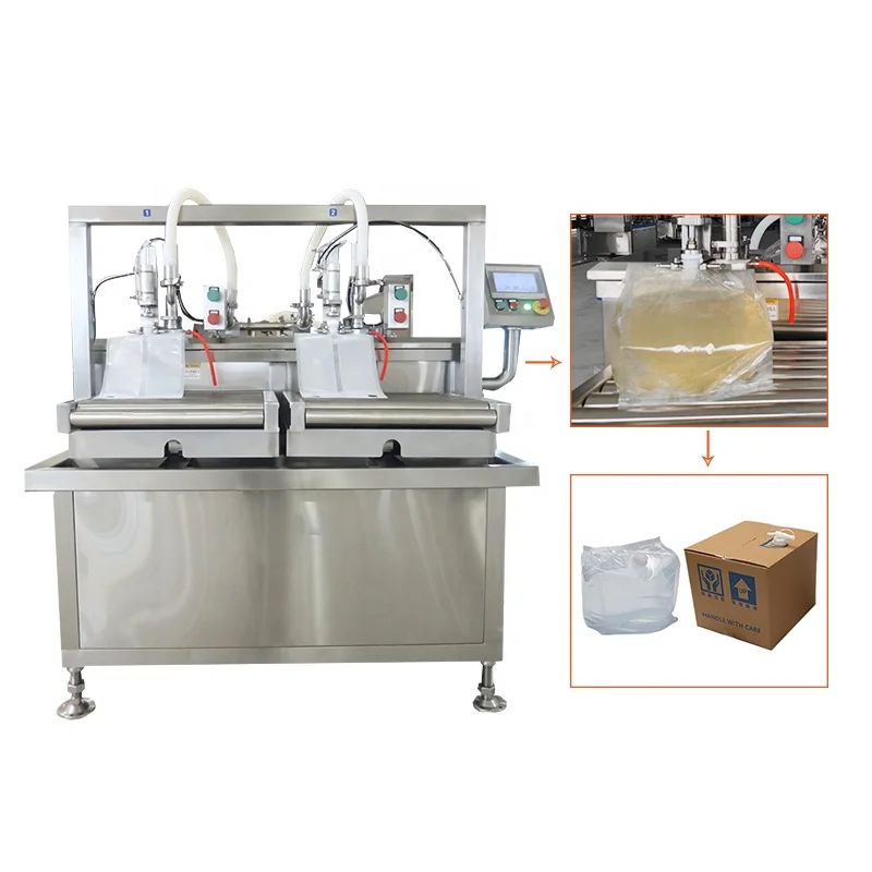 High quality automatic wine juice water bib filler equipment bag in box filling machine
